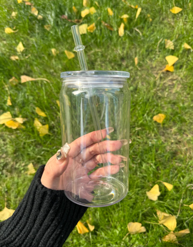 100pcs 16oz clear acrylic libbey plastic can & 25pcs sublimation stainless cans with straw