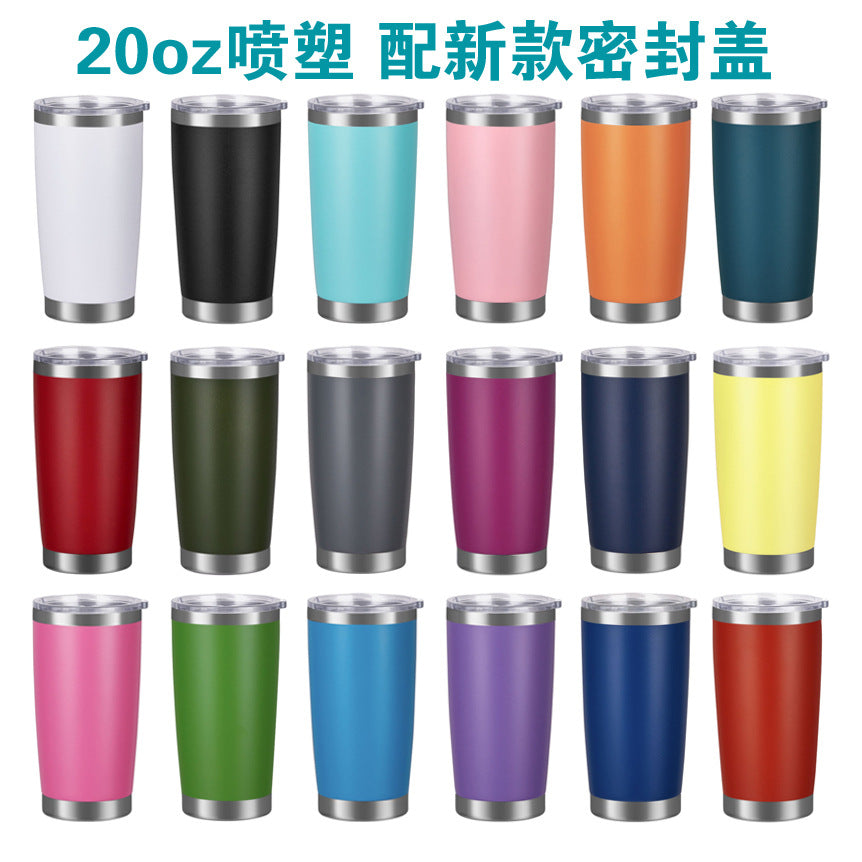 20oz yeti-style mugs powder coated vacuum insulated mugs-25pcs