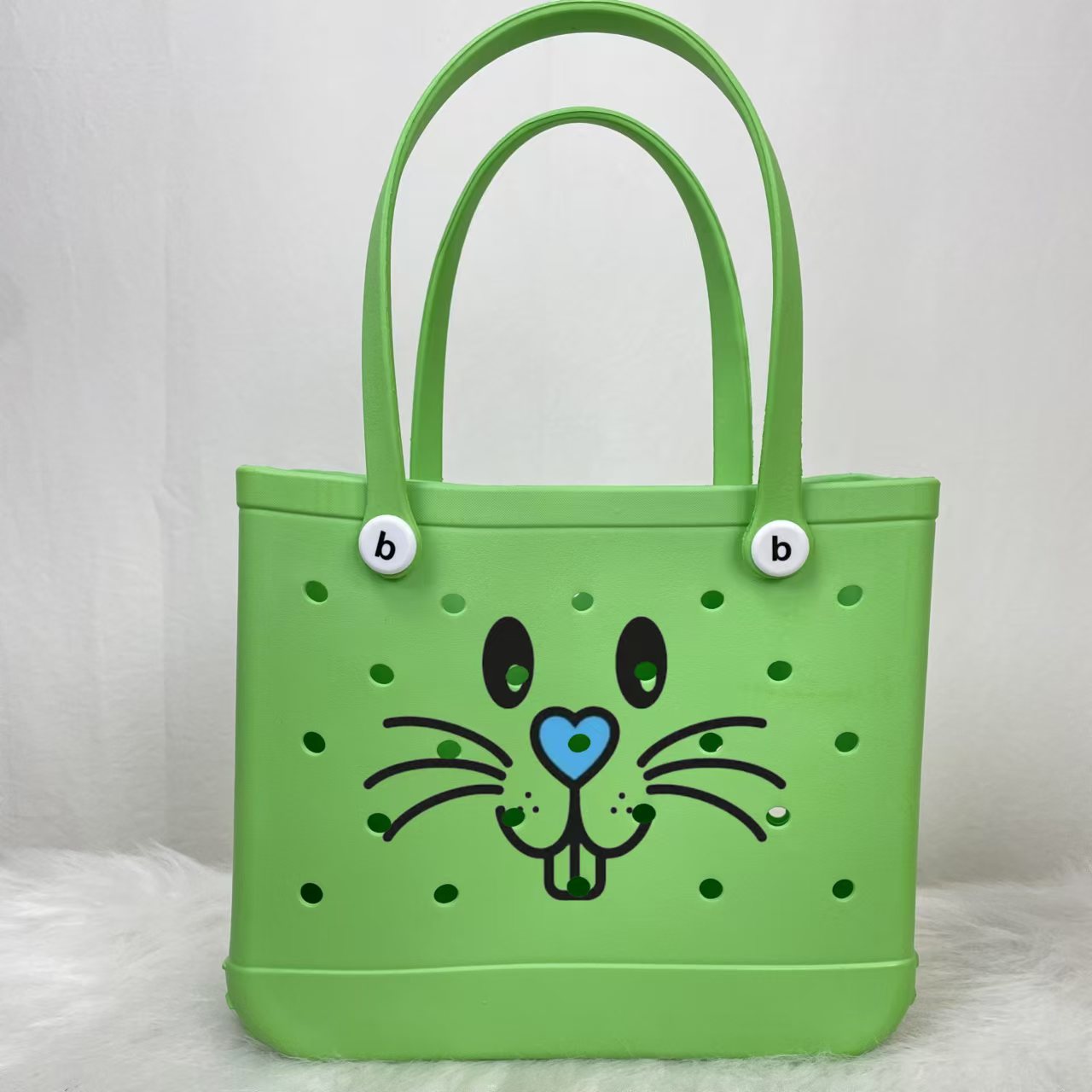 Easter Bunny Outdoor portable storage hole bag eva beach bags-44pcs