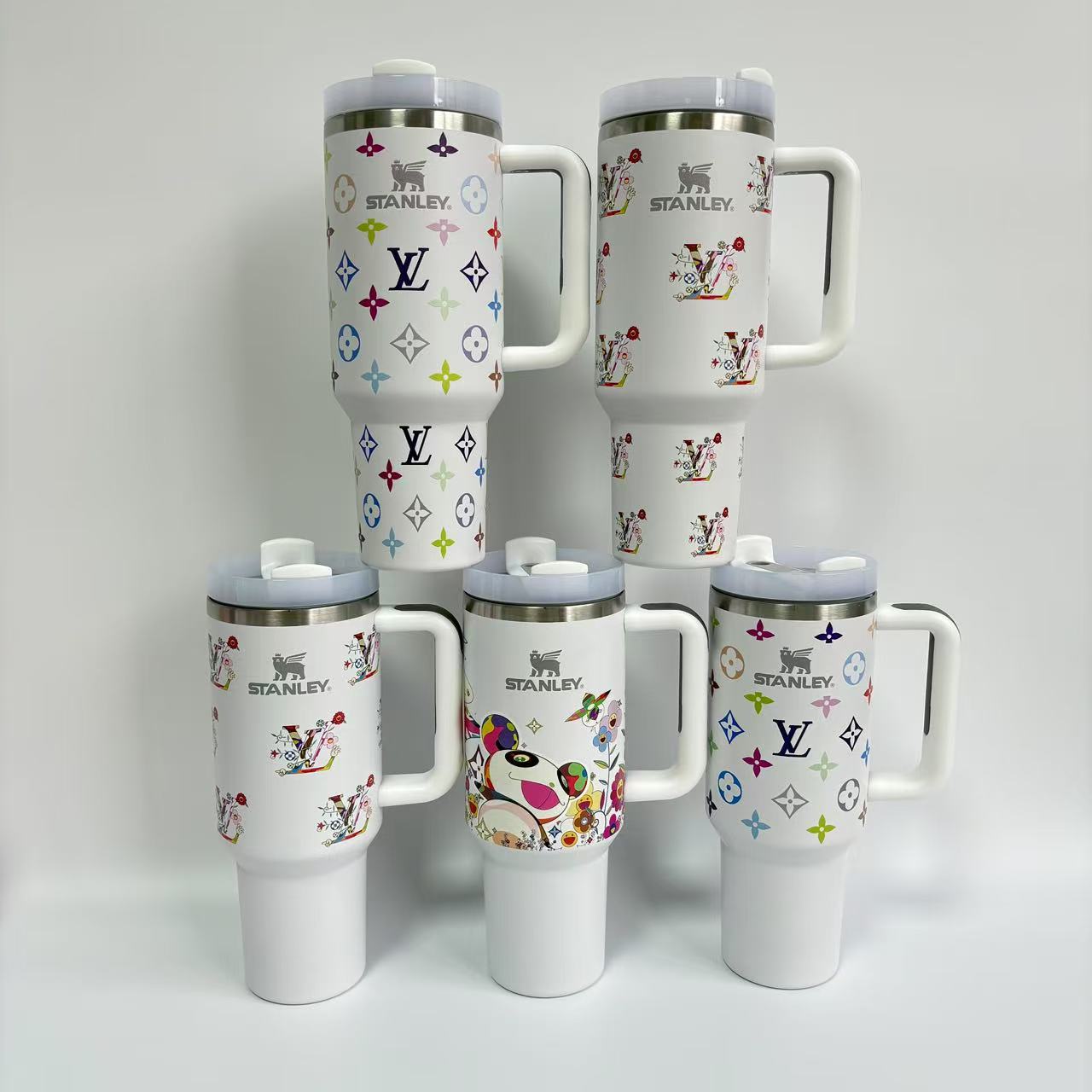 40oz 5D Print LV Stanley Tumbler - 20pcs