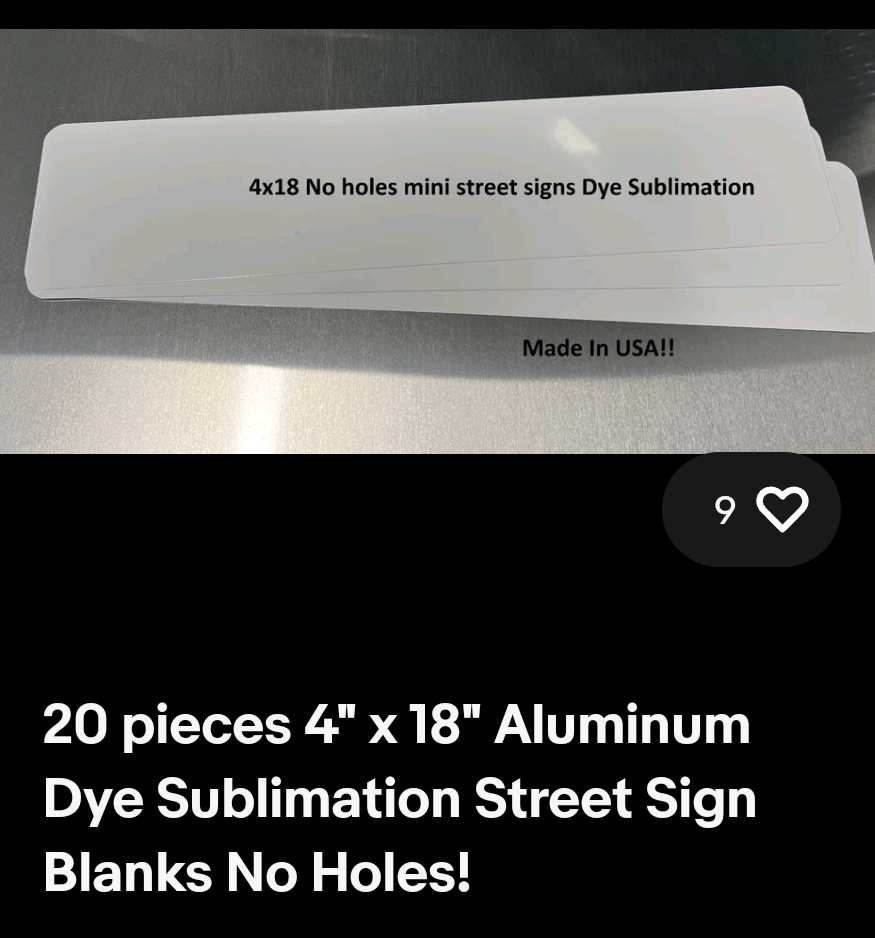 Customize aluminum single sided sublimation plate by air- 120pcs
