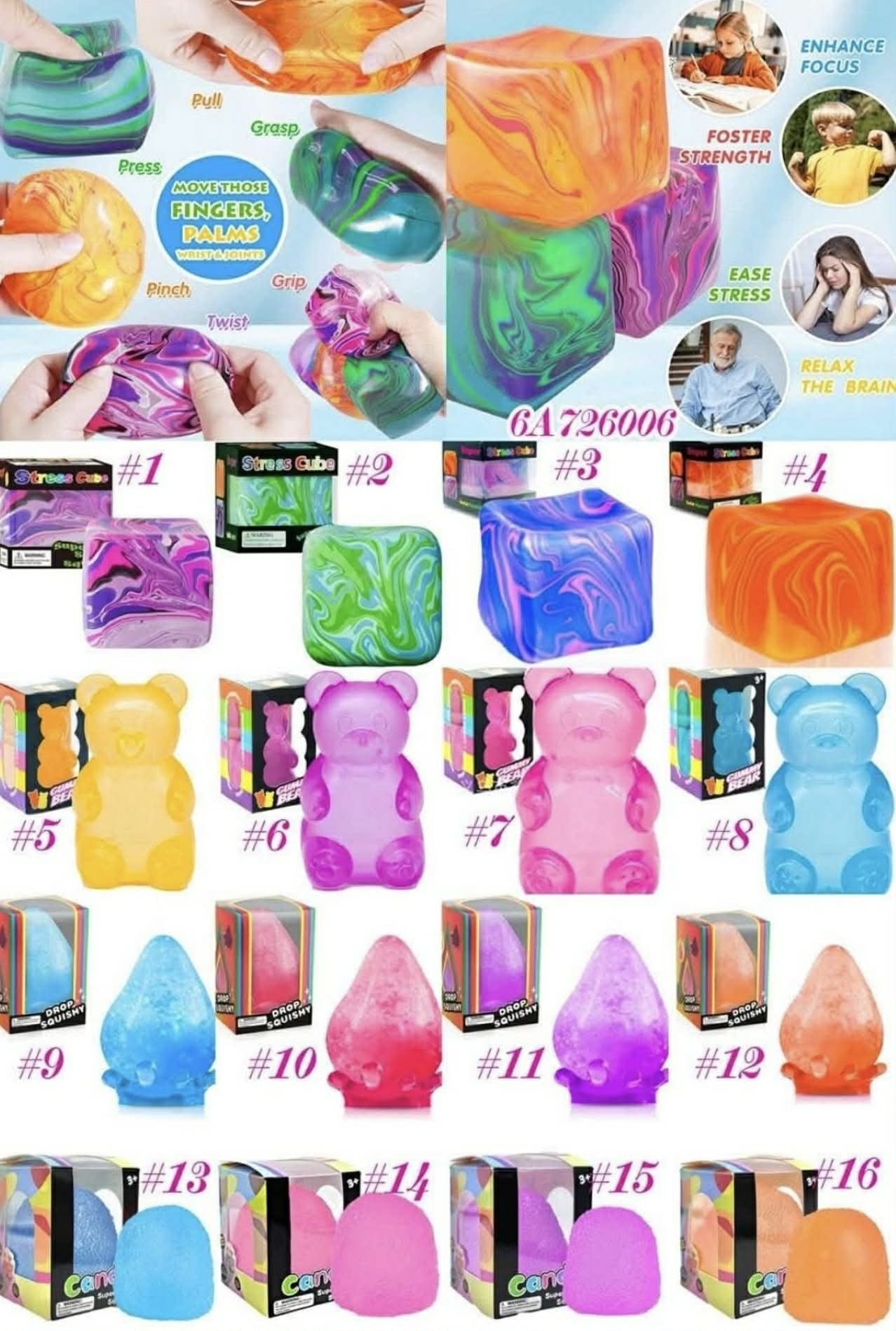 Glow in Dark 8.5cm Realistic Steamed Bun Glitter Dumpling Squishy Toys Stress Relief Squishy Toys with Steamer-244pcs