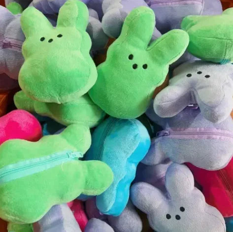 25cm Easter bunny Plush Peeps Rabit for Easter-60pcs