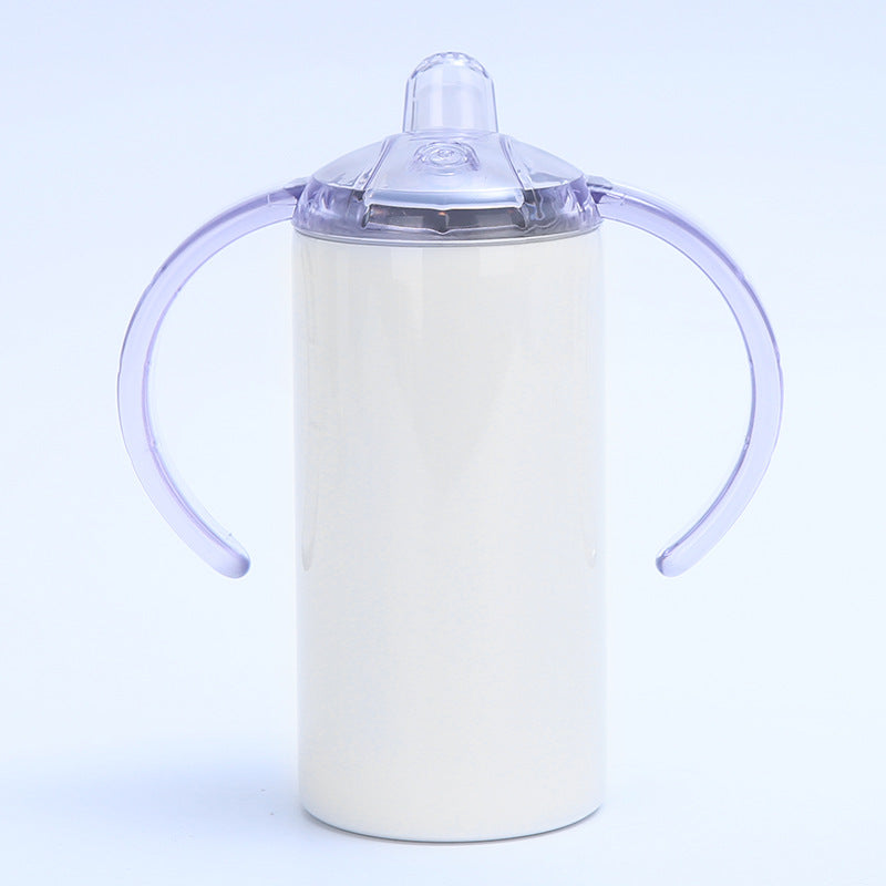 12oz Sublimation Blank Sippy cups with 2 lids - 50pcs