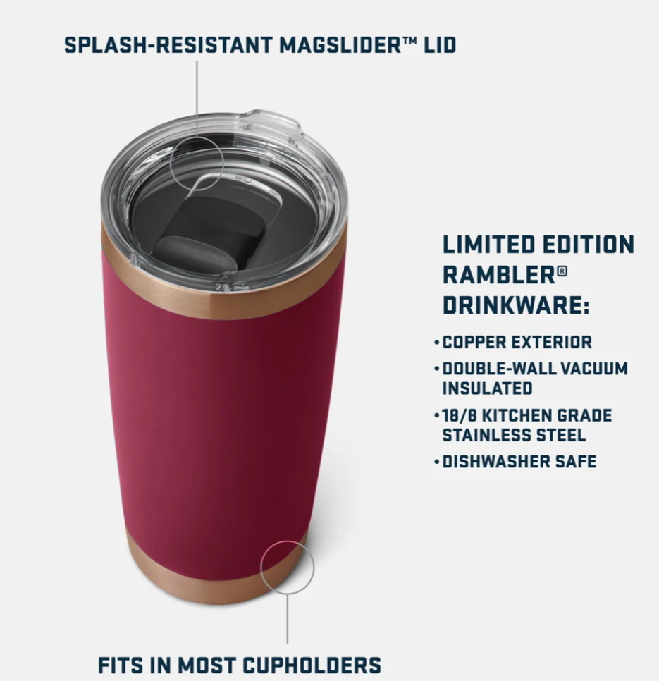 20oz Copper Powder Coat Coffee Mugs with Magnetic Slide Lids 25pcs For Laser Engraving-25pcs