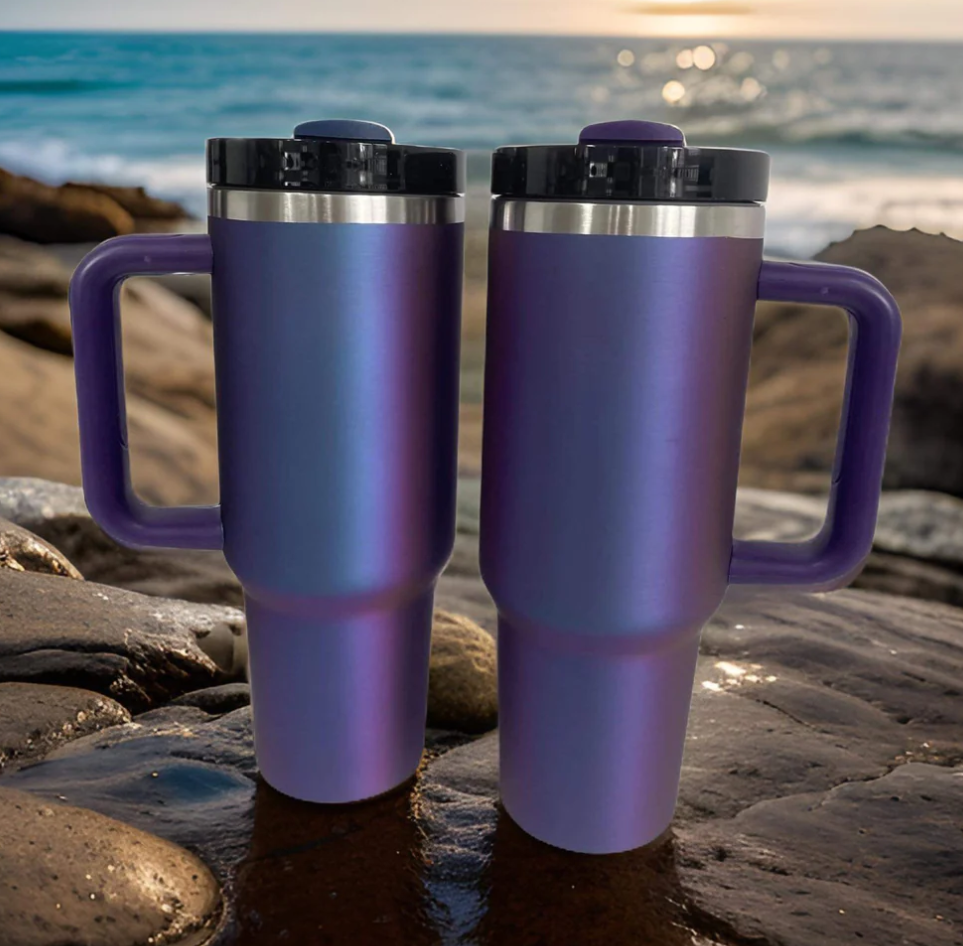 40oz h2.0 new colors quencher tumblers with contrast handle