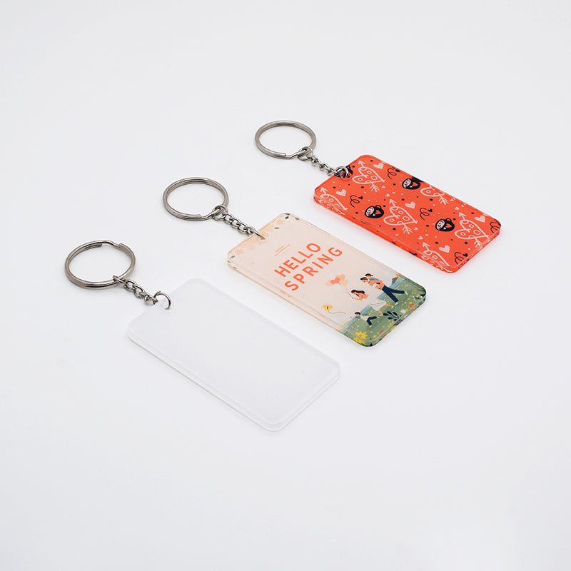 Motel Keychain Acrylic keychain Sublimation blank Acrylic Keychain Blanks