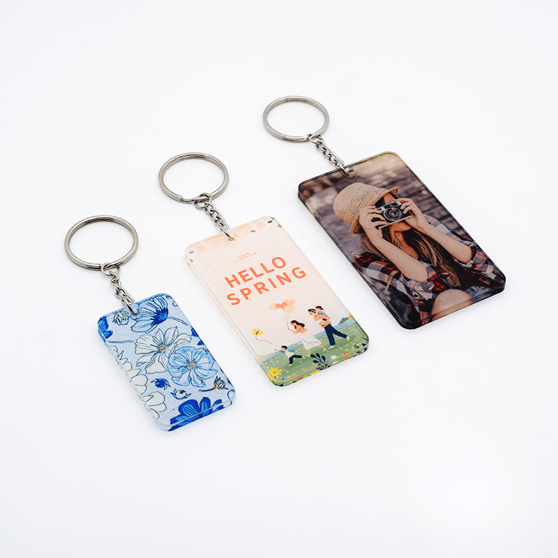 Motel Keychain Acrylic keychain Sublimation blank Acrylic Keychain Blanks