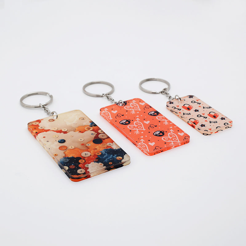 Motel Keychain Acrylic keychain Sublimation blank Acrylic Keychain Blanks