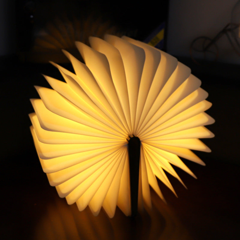 60pcs Creative Foldable LED Book-Shaped Touch Lamp – Decorative Screen/Night Light – New Year Business Gift