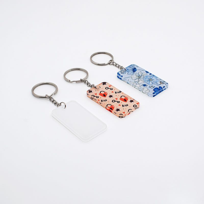 Motel Keychain Acrylic keychain Sublimation blank Acrylic Keychain Blanks