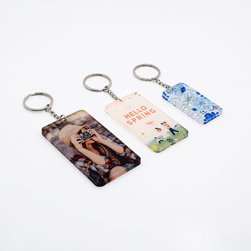 Motel Keychain Acrylic keychain Sublimation blank Acrylic Keychain Blanks