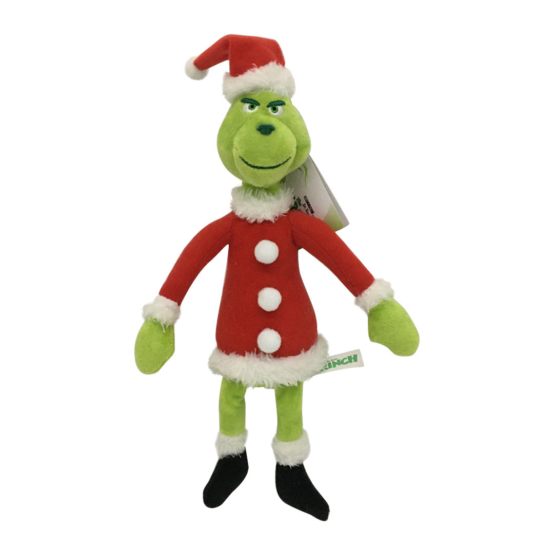 300pcs Christmas Grinch Plush Sublimation Heat Transfer Doll Sublimation Tshirts