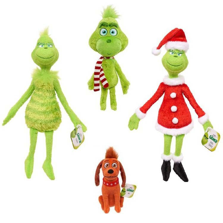 200pcs Christmas Grinch Plush Doll - by air