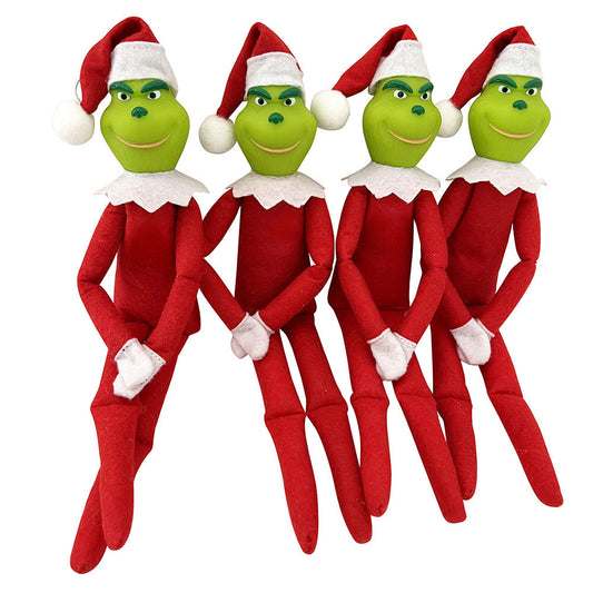 100pcs Christmas Grinch Plush with Sublimation Heat Transfer Tshirts