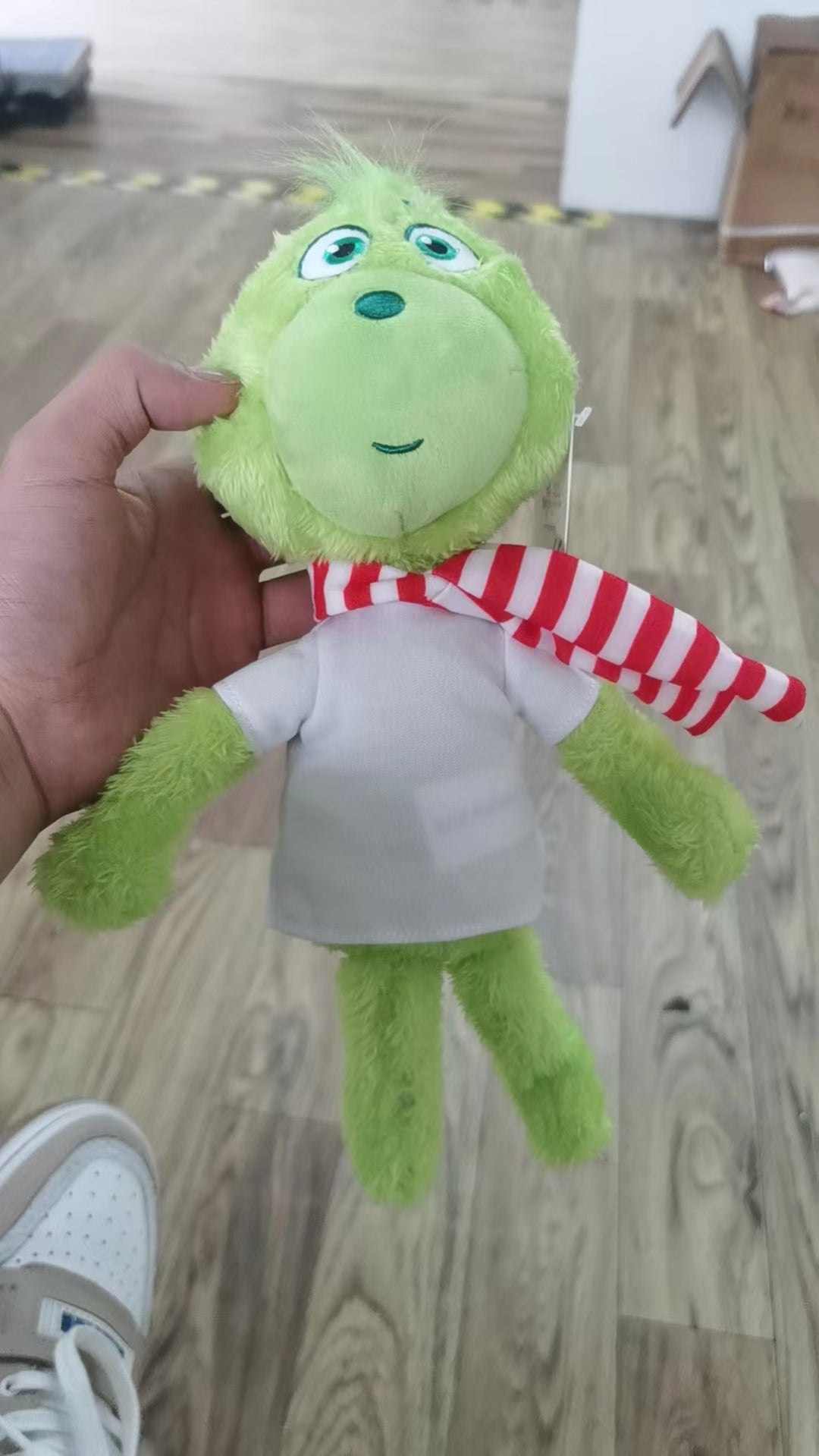 100pcs Christmas Grinch Plush with Sublimation Heat Transfer Tshirts