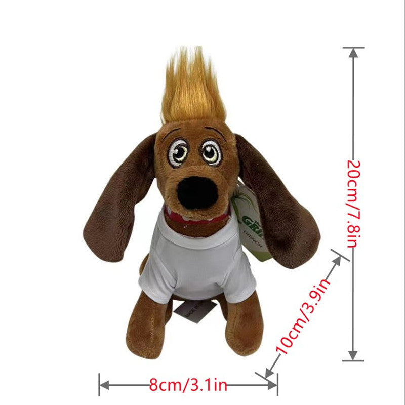 300pcs Christmas Grinch Plush Sublimation Heat Transfer Doll Sublimation Tshirts