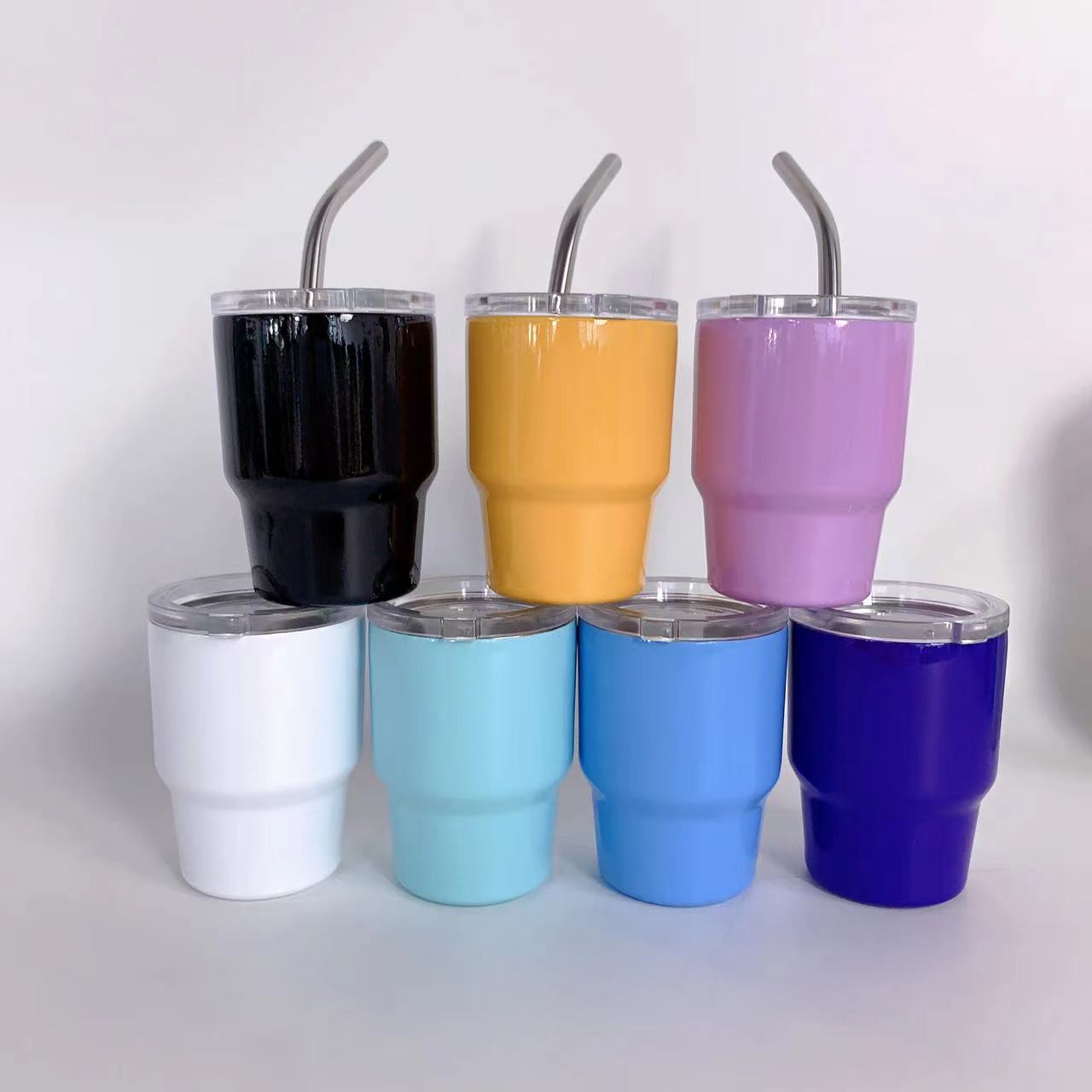 3oz mini tumbler shot glass blank sublimation glow in dark 3oz tumbler shot glasses