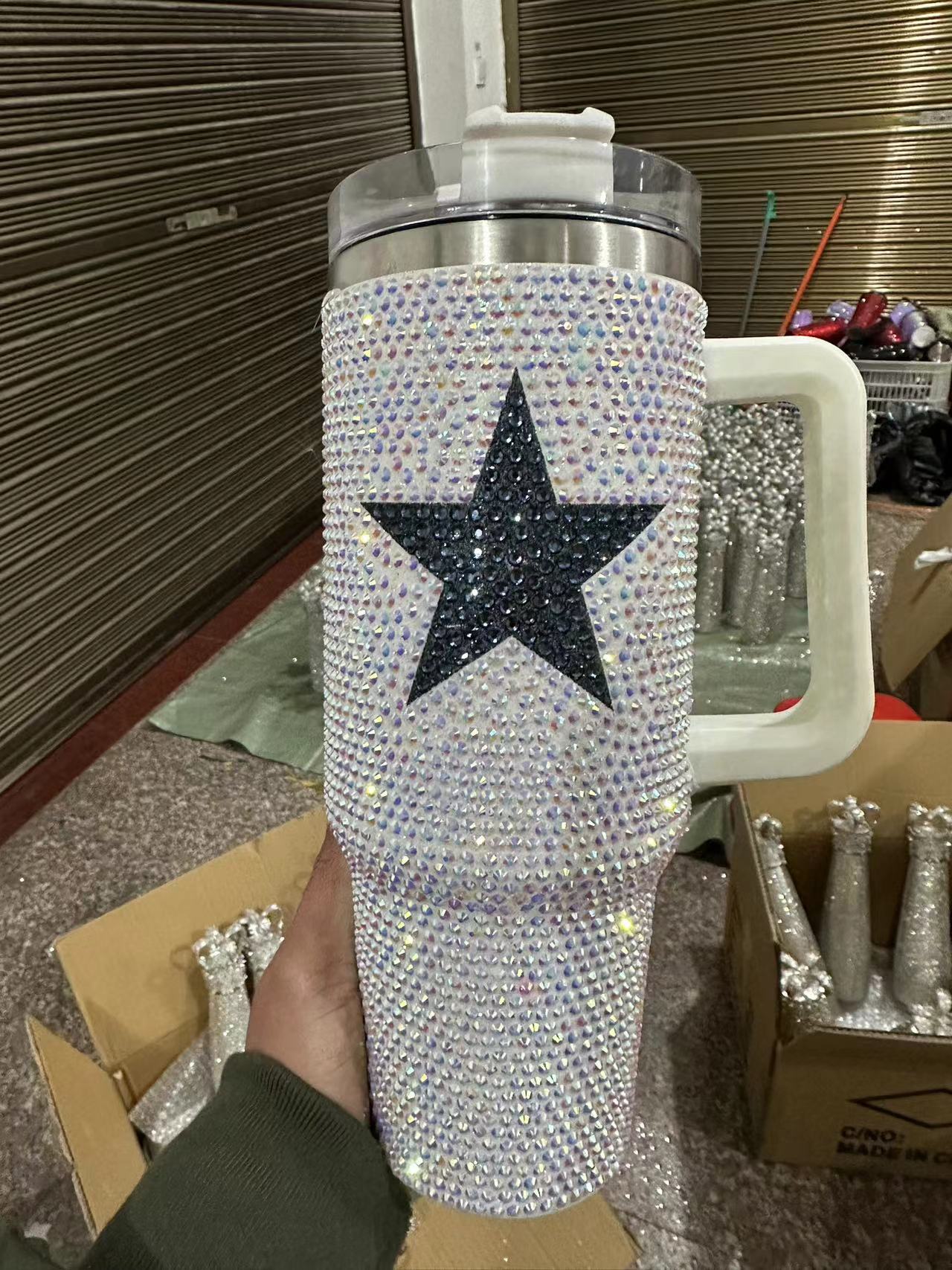 40oz Stanley style bling rhinestone tumblers and mixed other products