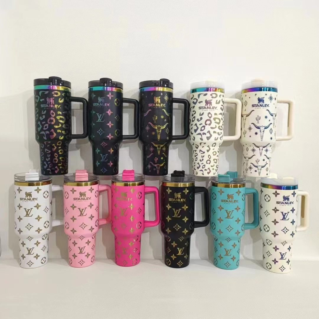 25pcs pack Hot selling 40oz western print tumblers