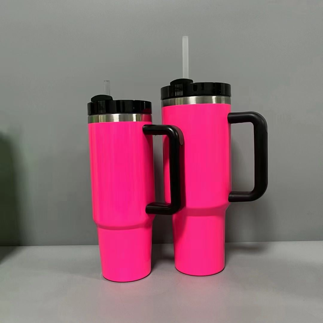 neon colors 30oz flip straw water bottles blank sublimation kids tumblers