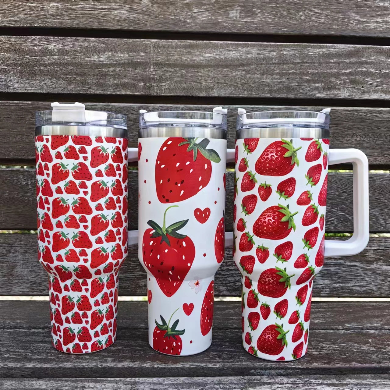 cute cartoon 40oz gifts tumblers with printed designs