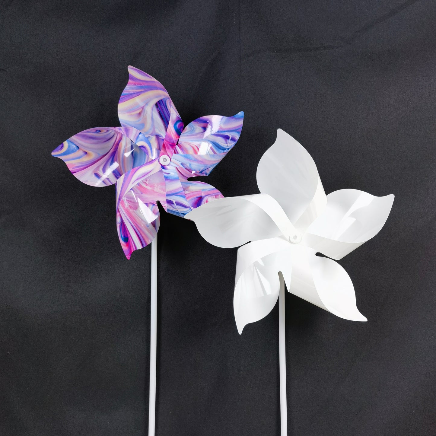 Sublimation PET Pinwheel Plastic DIY Double Sided Printing Flower Pinwheel