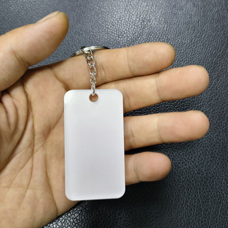 Motel Keychain Acrylic keychain Sublimation blank Acrylic Keychain Blanks