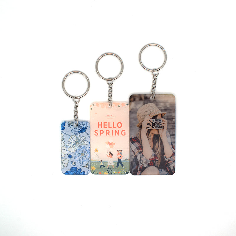 Motel Keychain Acrylic keychain Sublimation blank Acrylic Keychain Blanks