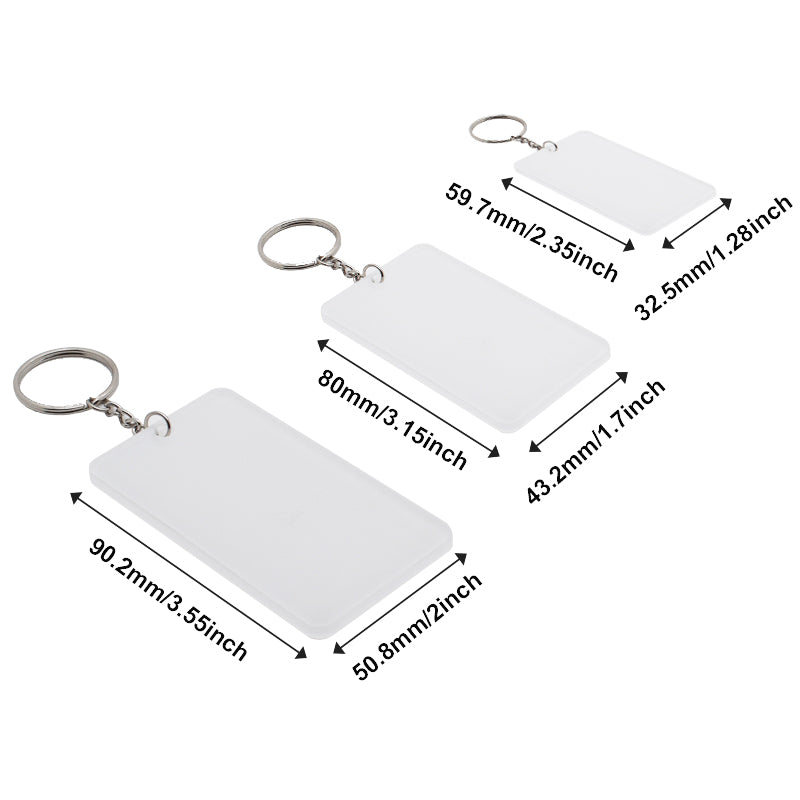 Motel Keychain Acrylic keychain Sublimation blank Acrylic Keychain Blanks