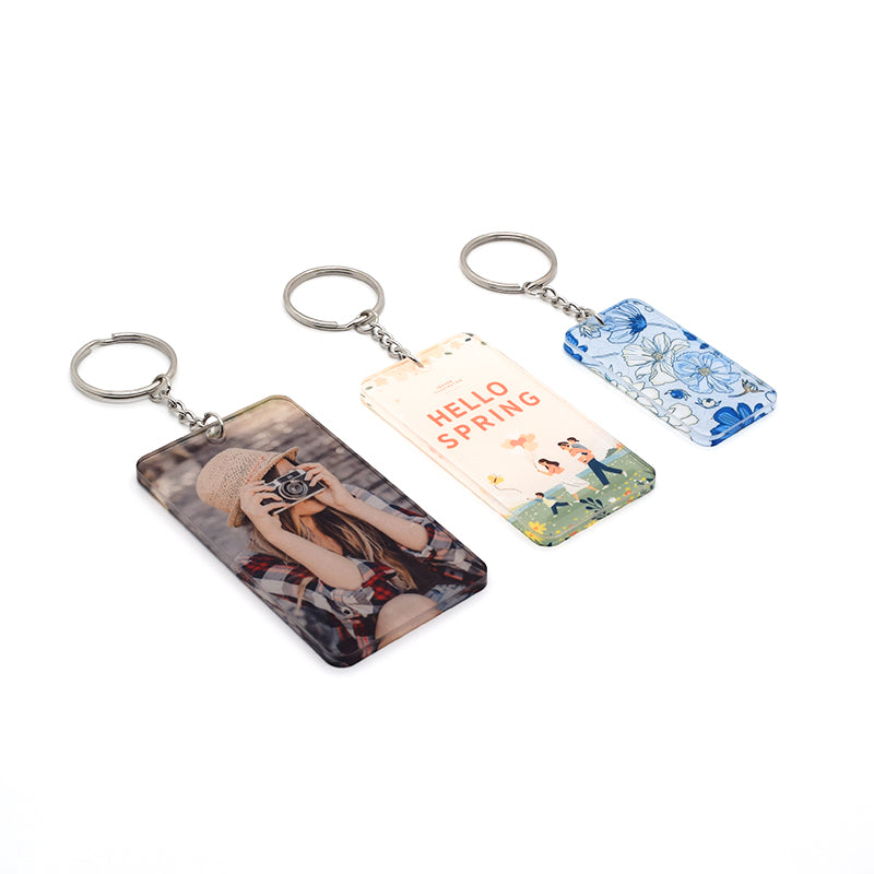 Motel Keychain Acrylic keychain Sublimation blank Acrylic Keychain Blanks