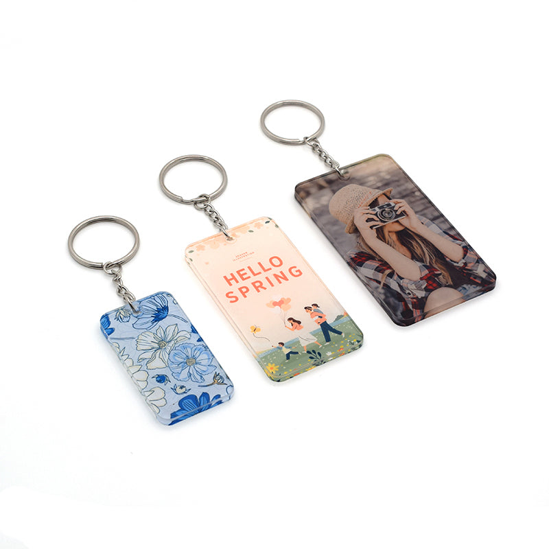 Motel Keychain Acrylic keychain Sublimation blank Acrylic Keychain Blanks