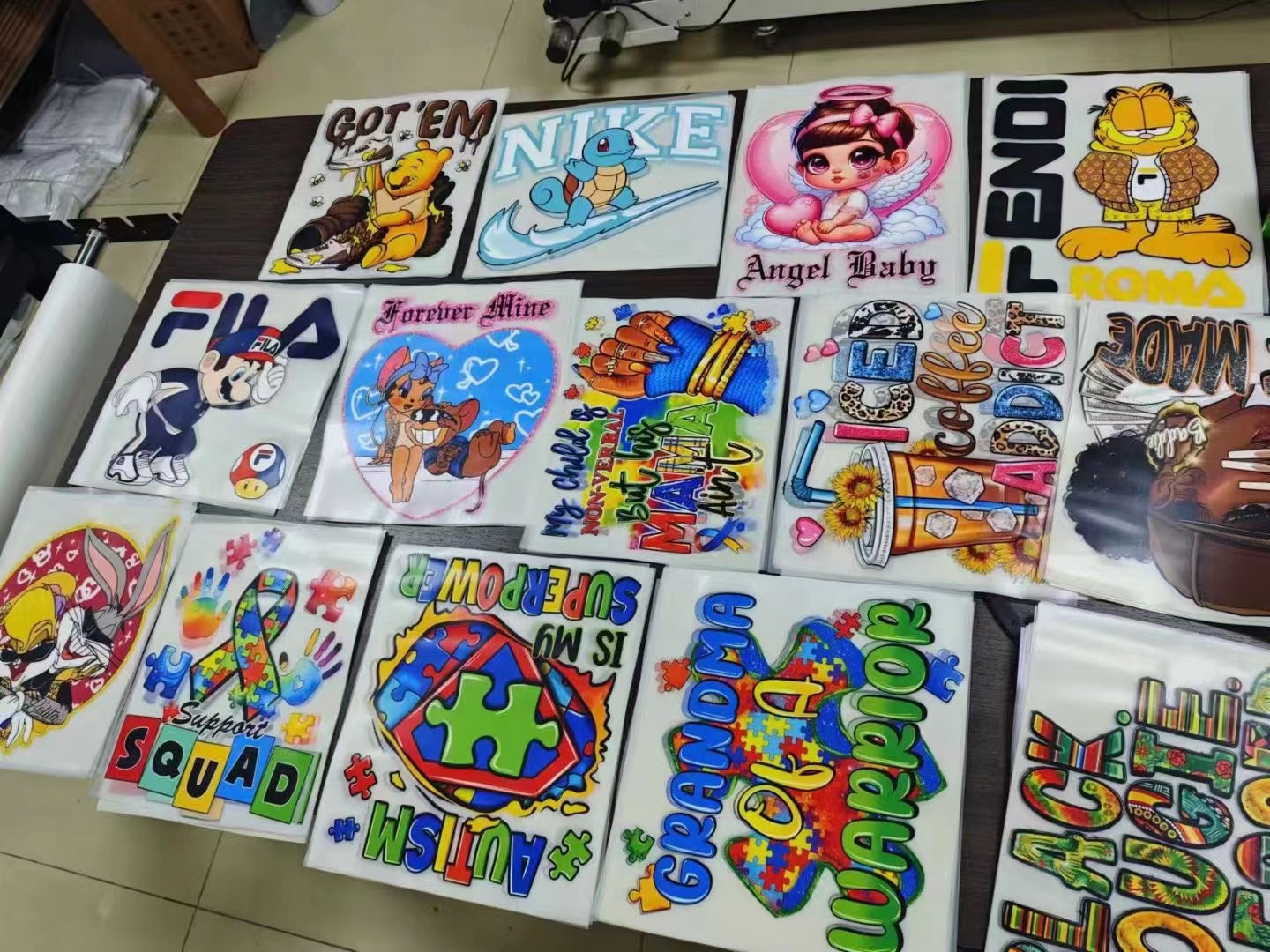 Customize Heat Transfer-56pcs