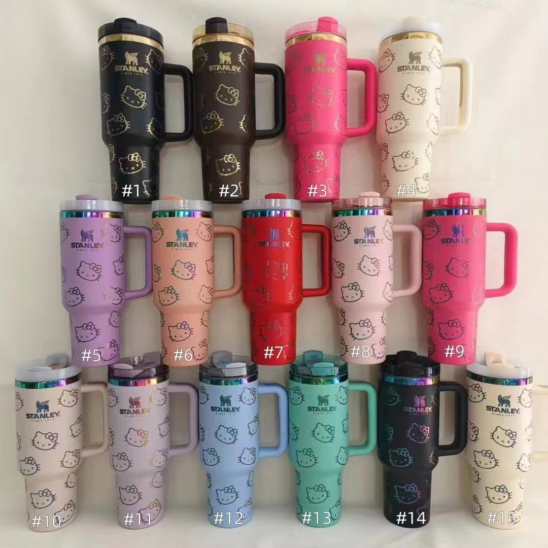 40oz LV / Hello Kitty / Stitch / Mikky / Chanel  / Gucci Laser Engraved Tumbler-20pcs