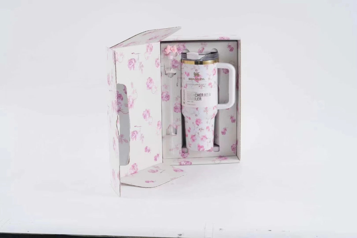 40oz Flower & Barbie Stanley Tumbler Dupe-35pcs