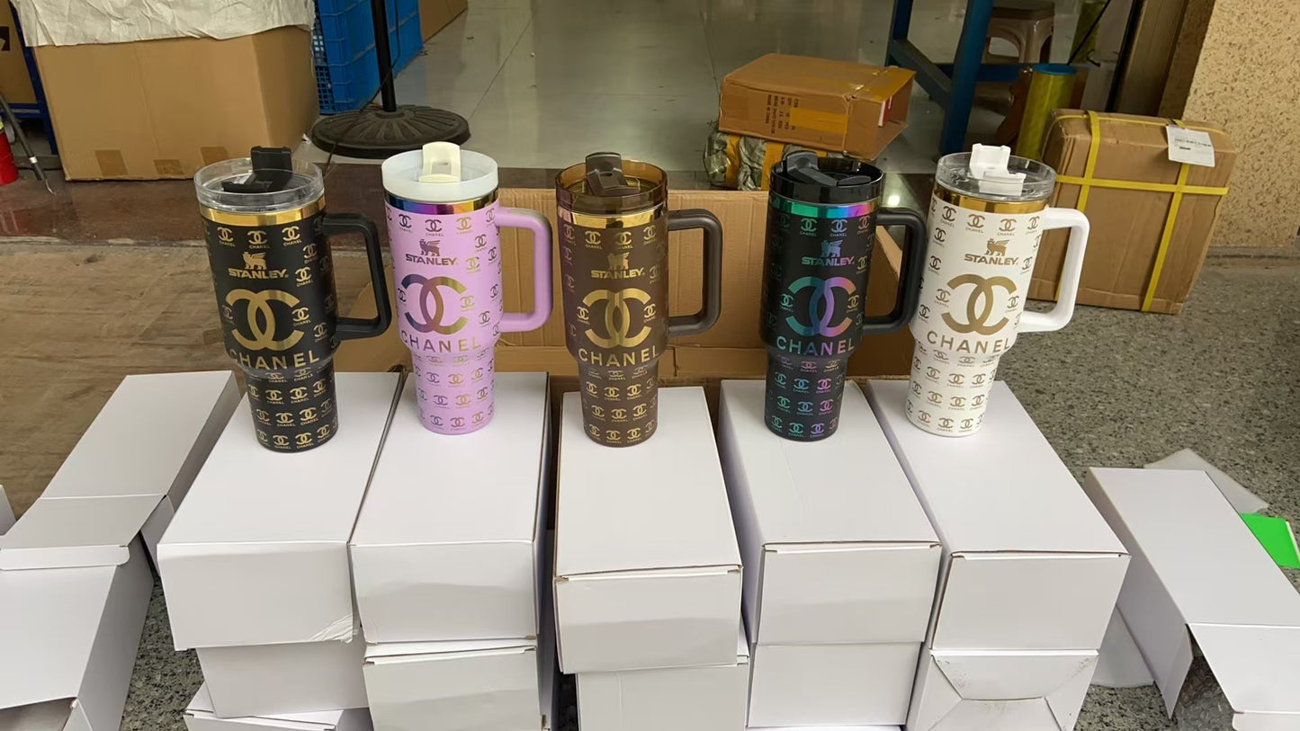 40oz LV / Hello Kitty / Stitch / Mikky / Chanel  / Gucci Laser Engraved Tumbler-20pcs