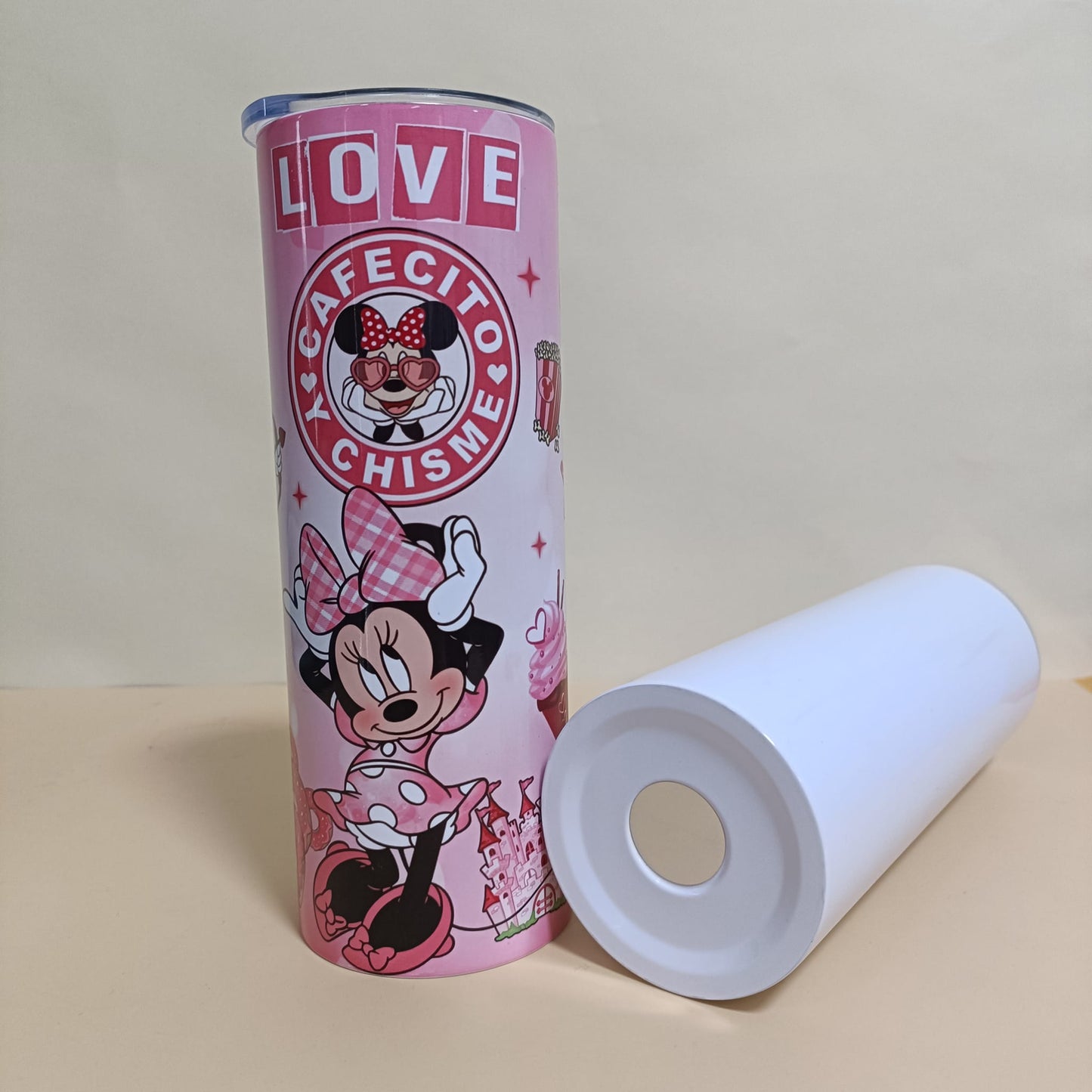 20oz sublimation straight tumblers Reusable Insulated Stainless Steel Tumbler with lids and PP straws (Copy)