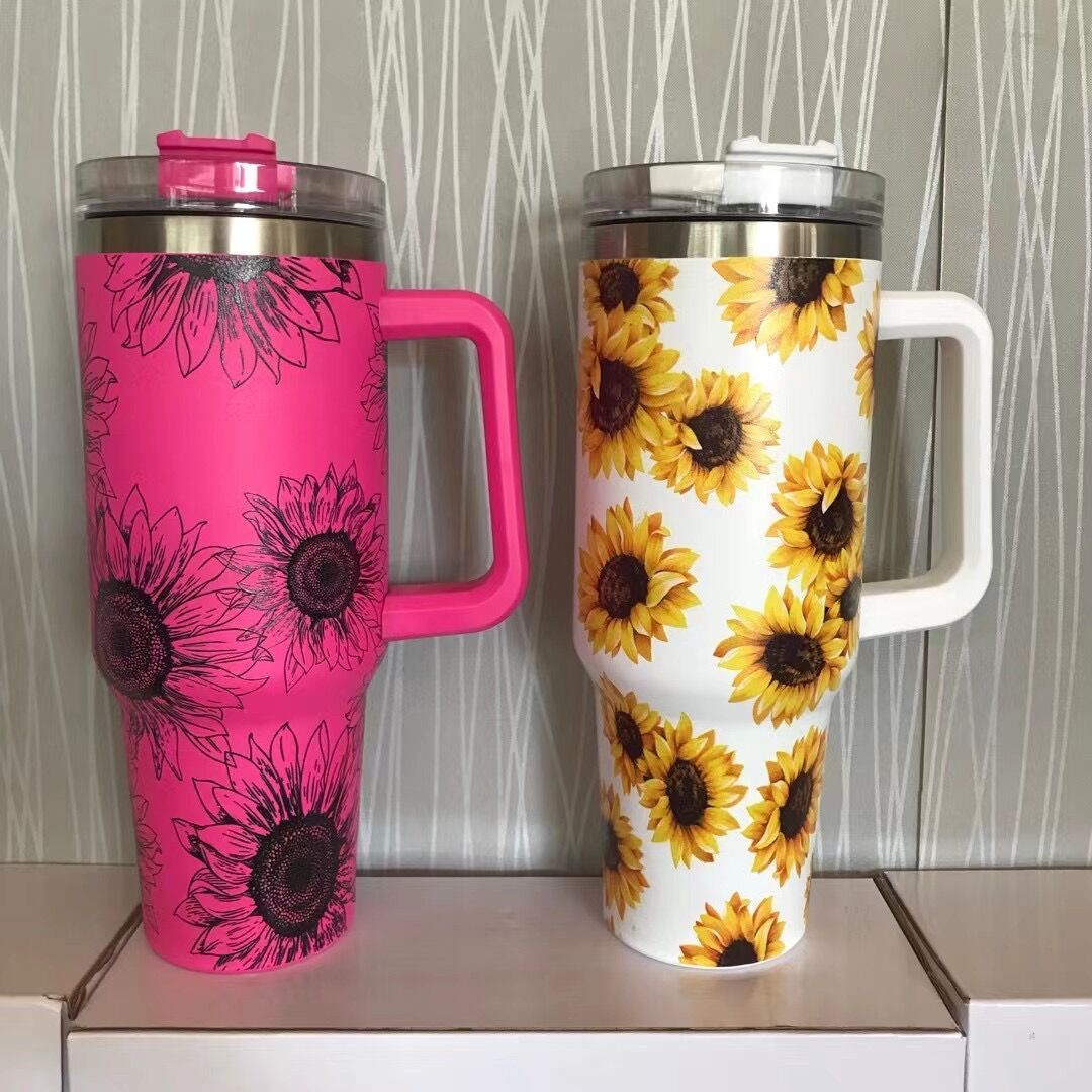 25pcs pack Hot selling 40oz western print tumblers