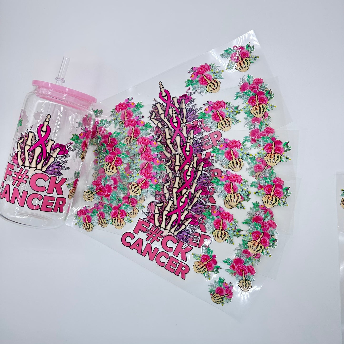 287 pcs UV DTF WRAPS & 50pcs shot glass cup
