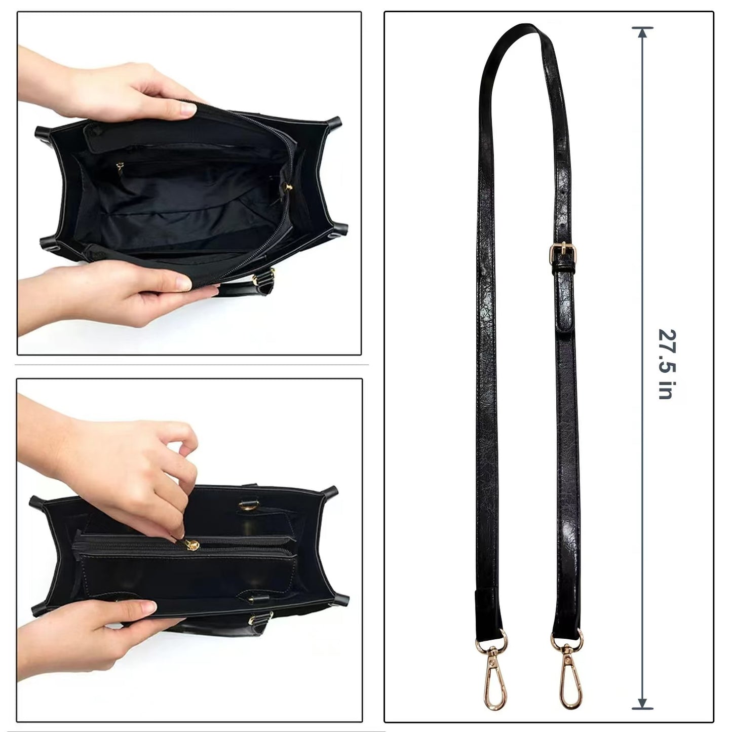 Customize PU Leather Bags - 27Pcs Large