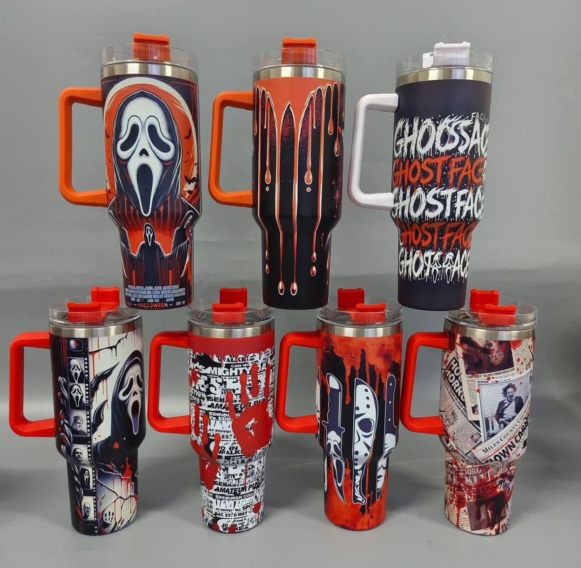 40pcs Hot Selling 40oz 5D Print Halloween Tumblers