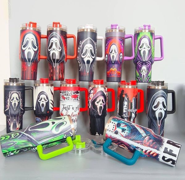 40pcs Hot Selling 40oz 5D Print Halloween Tumblers