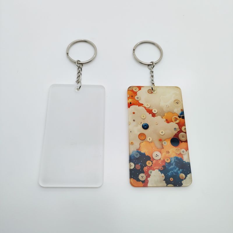 Motel Keychain Acrylic keychain Sublimation blank Acrylic Keychain Blanks