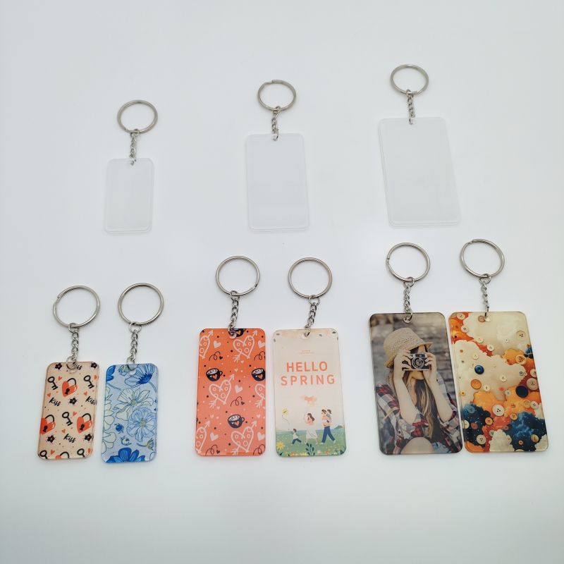 Motel Keychain Acrylic keychain Sublimation blank Acrylic Keychain Blanks