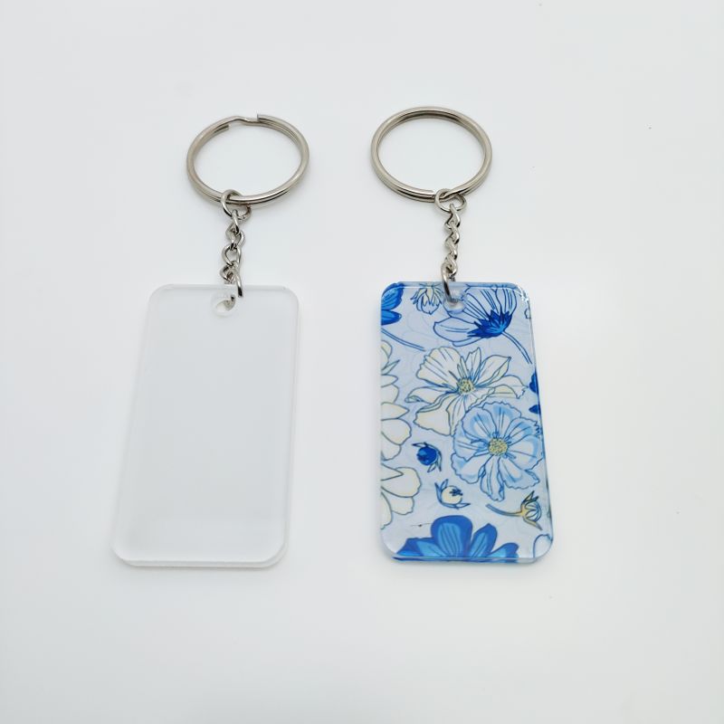 Motel Keychain Acrylic keychain Sublimation blank Acrylic Keychain Blanks