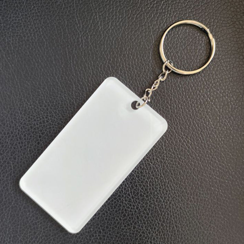 Motel Keychain Acrylic keychain Sublimation blank Acrylic Keychain Blanks