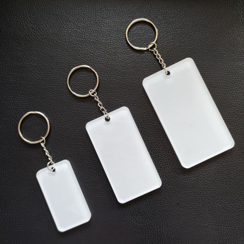 Motel Keychain Acrylic keychain Sublimation blank Acrylic Keychain Blanks