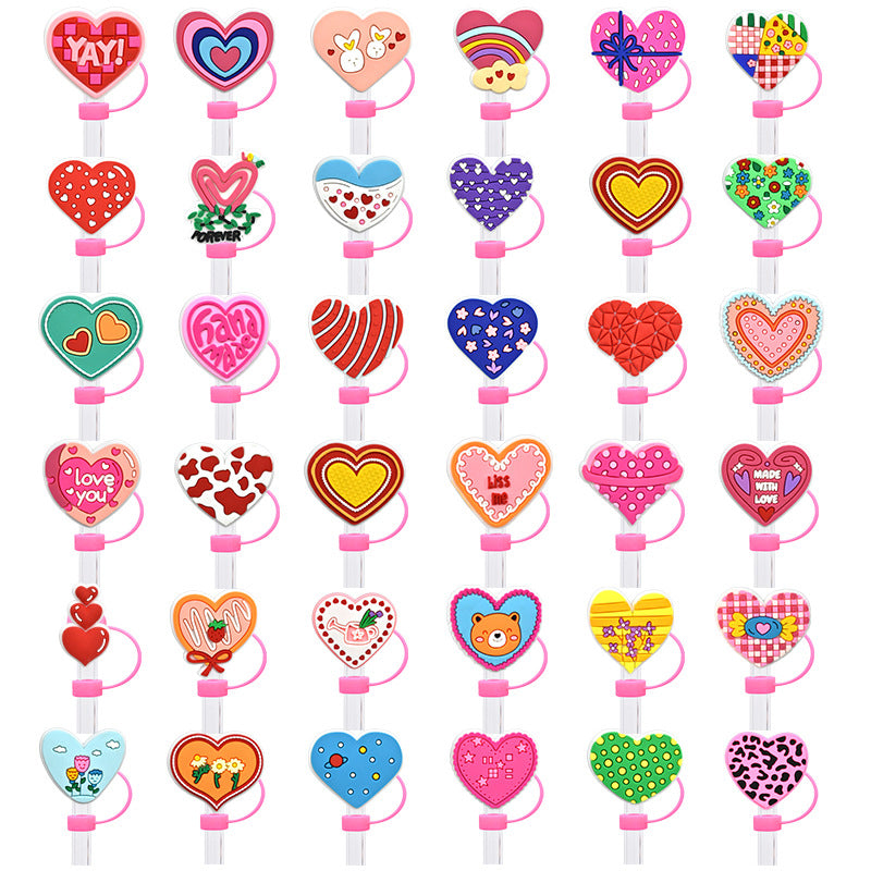 Cute Silicone Shoes Straw Cap Cover Straw Toppers-930pcs