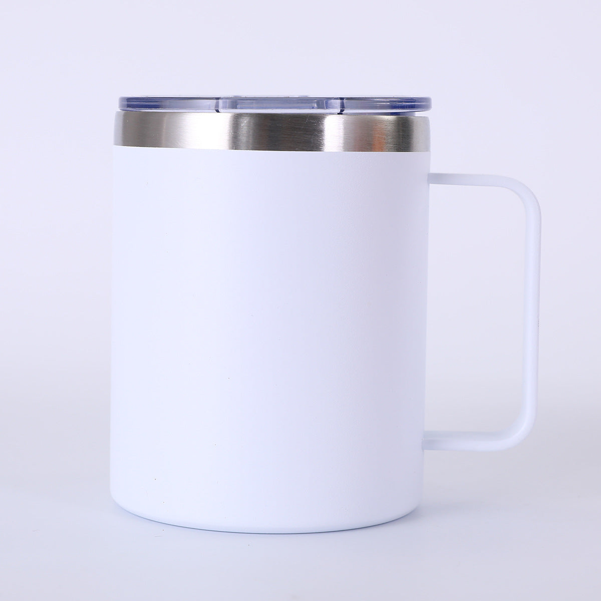 12oz Stainless Steel Coffee Mug Tumblers Cup with Handle -25pcs