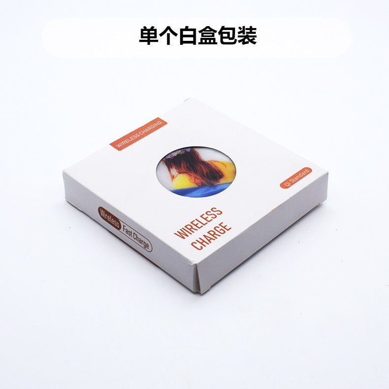 Sublimation Mobile phone wireless charger 15W & 138pcs A6 wraps-by air